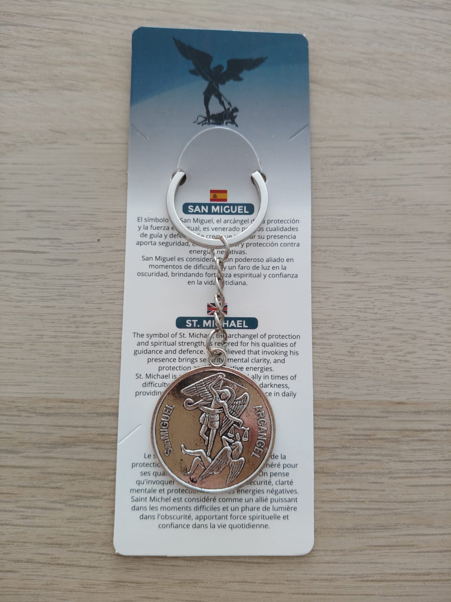 Archangel Saint Michael Keychain