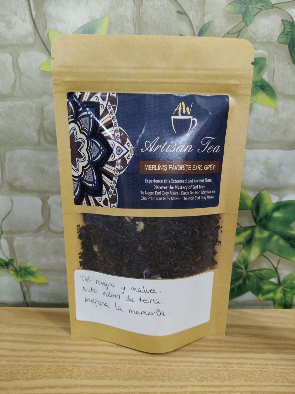 Thé noir Earl Grey à la mauve 50 g