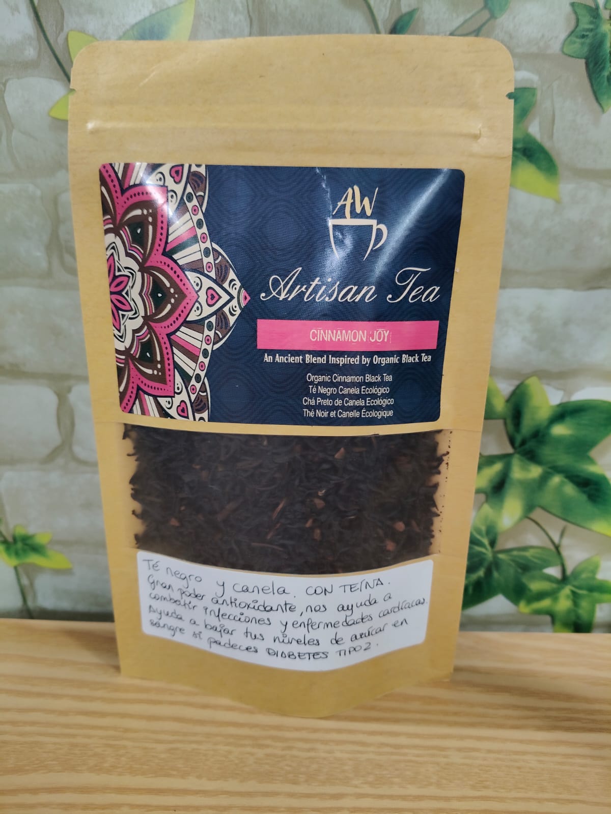 Thé noir à la cannelle bio 50grs.