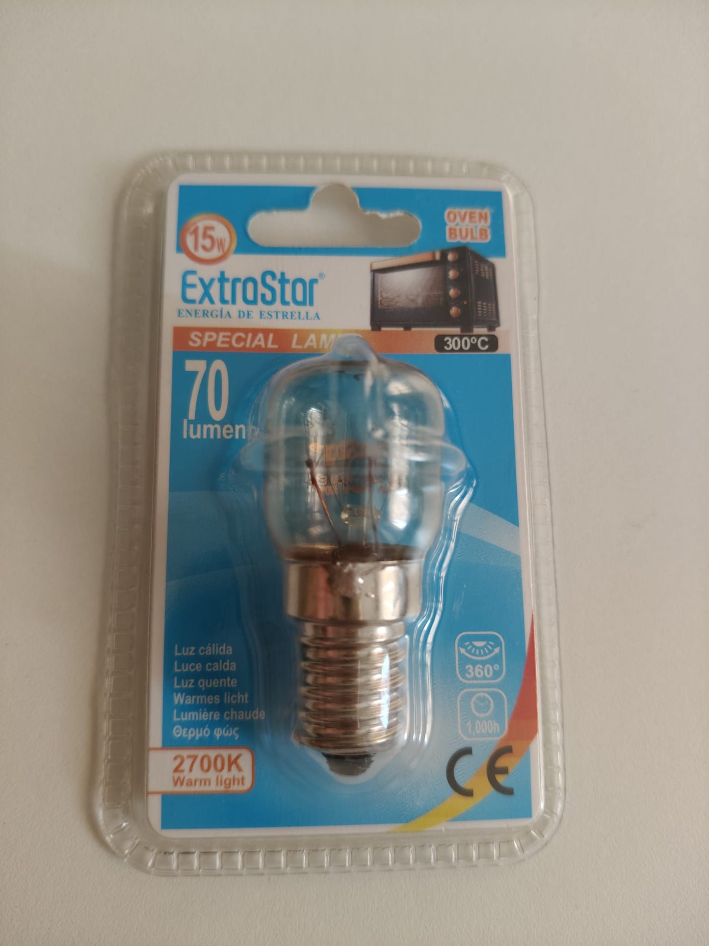 T22 15w 70 lumen 2700k bulb
