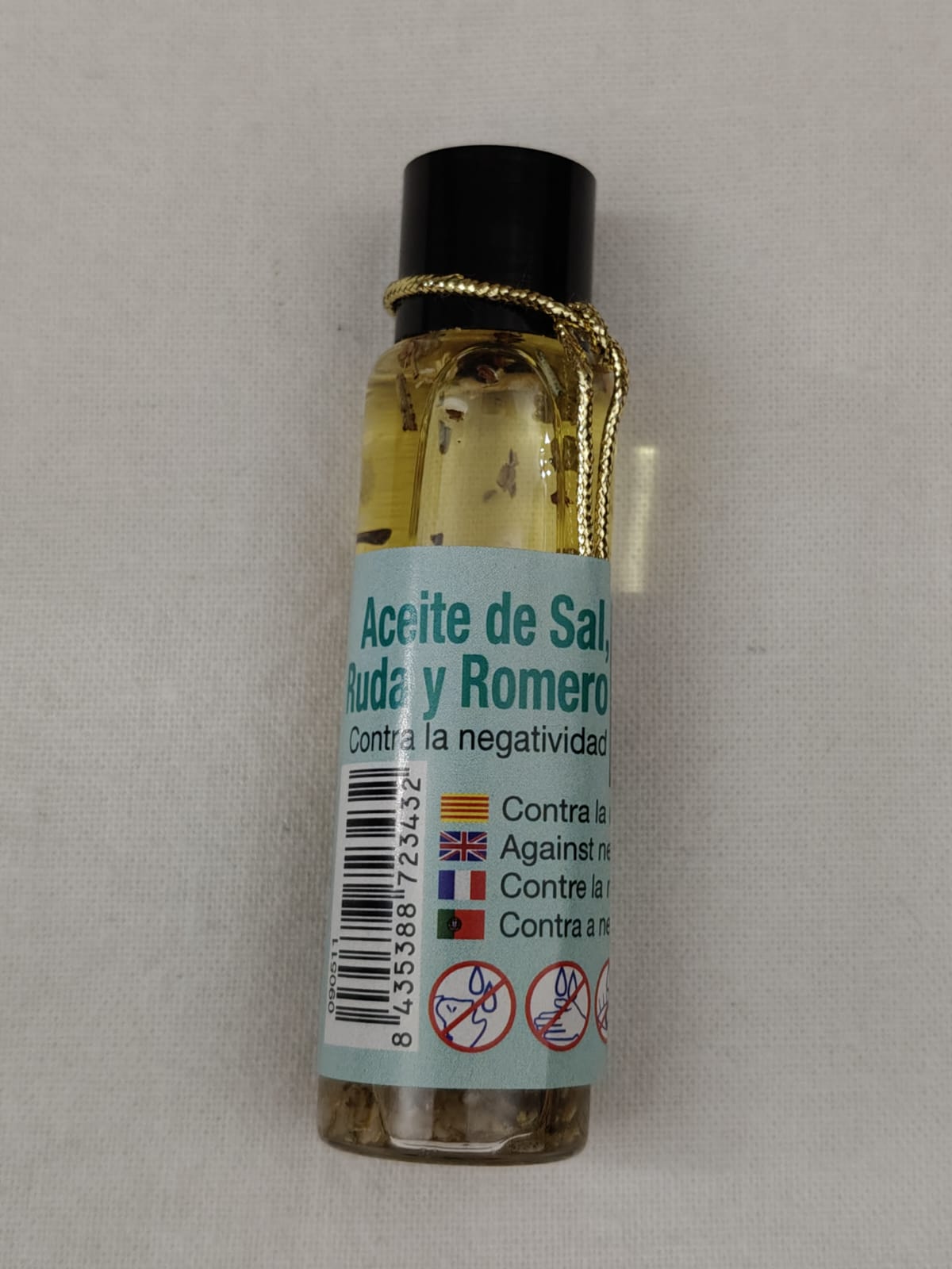 Huile de sel, de rue et de romarin 15 ml