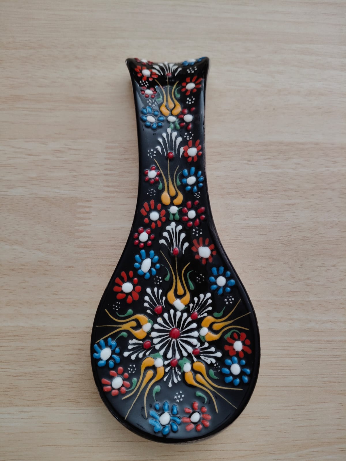 Ceramic spoon rest