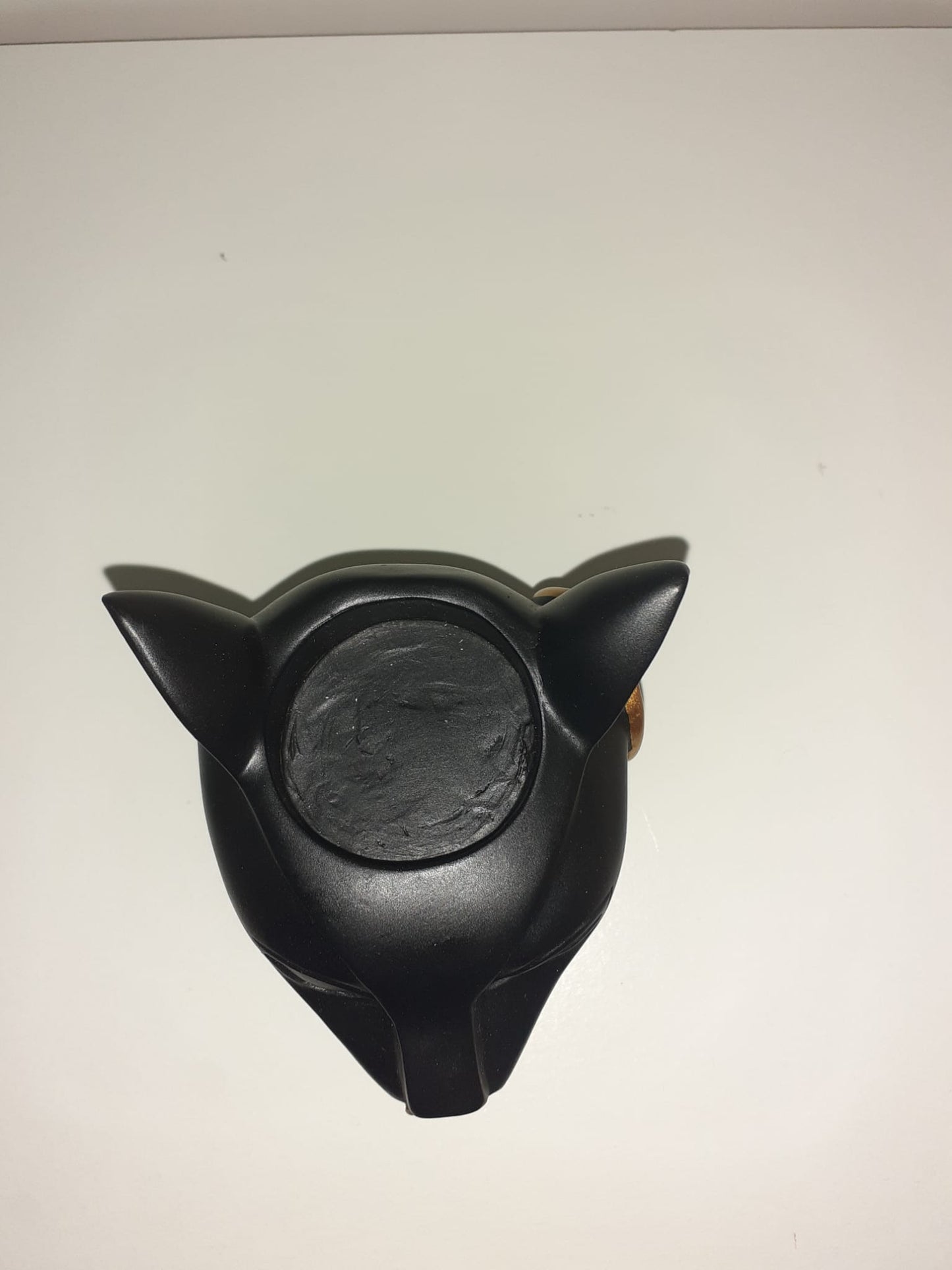 Bougeoir chat égyptien noir/doré