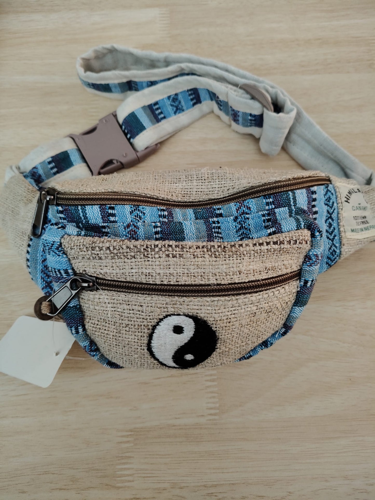 Sac banane en chanvre himalayen Yin Yang