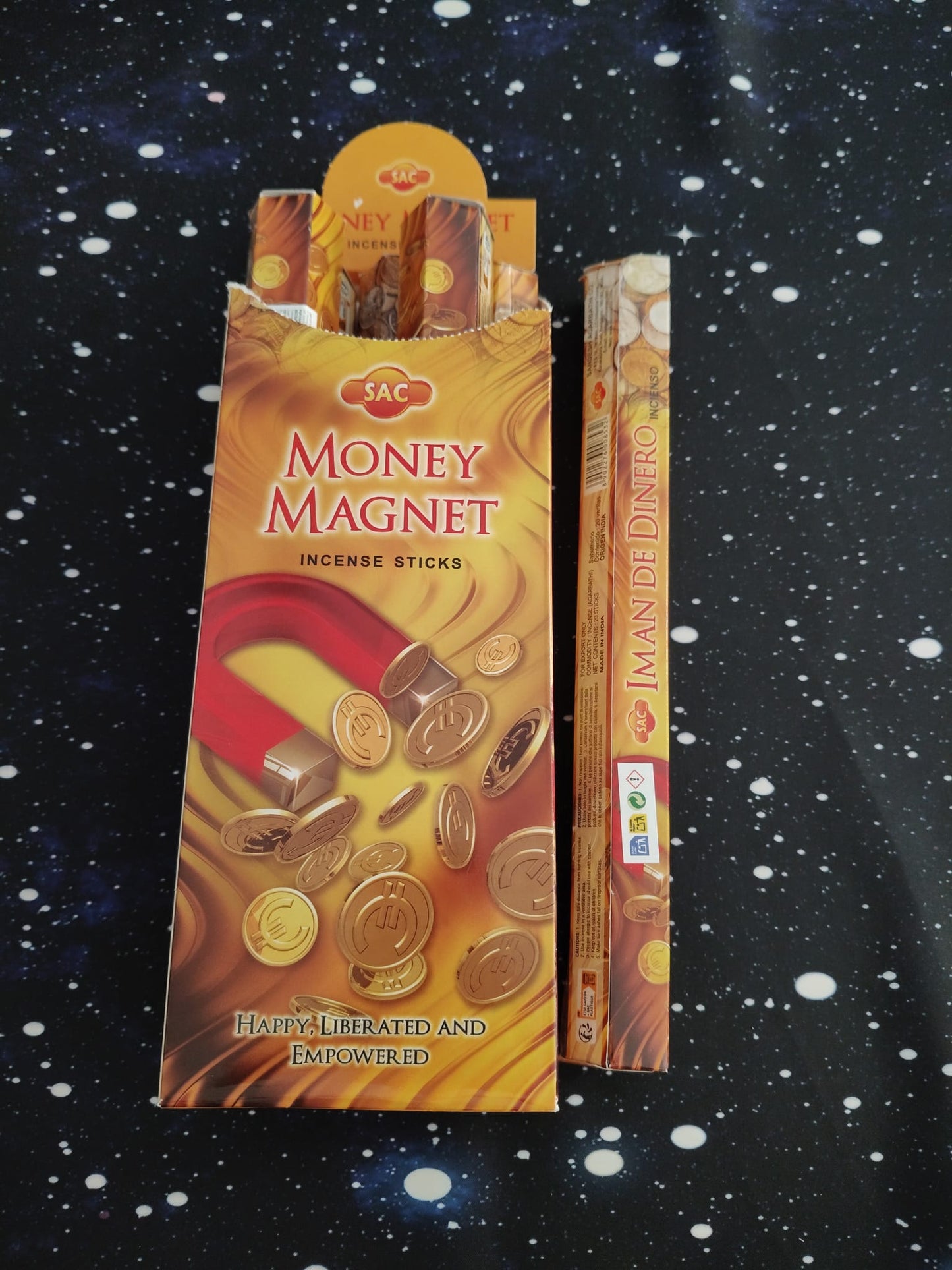 Encens ésotérique attire l'argent 20 bâtons