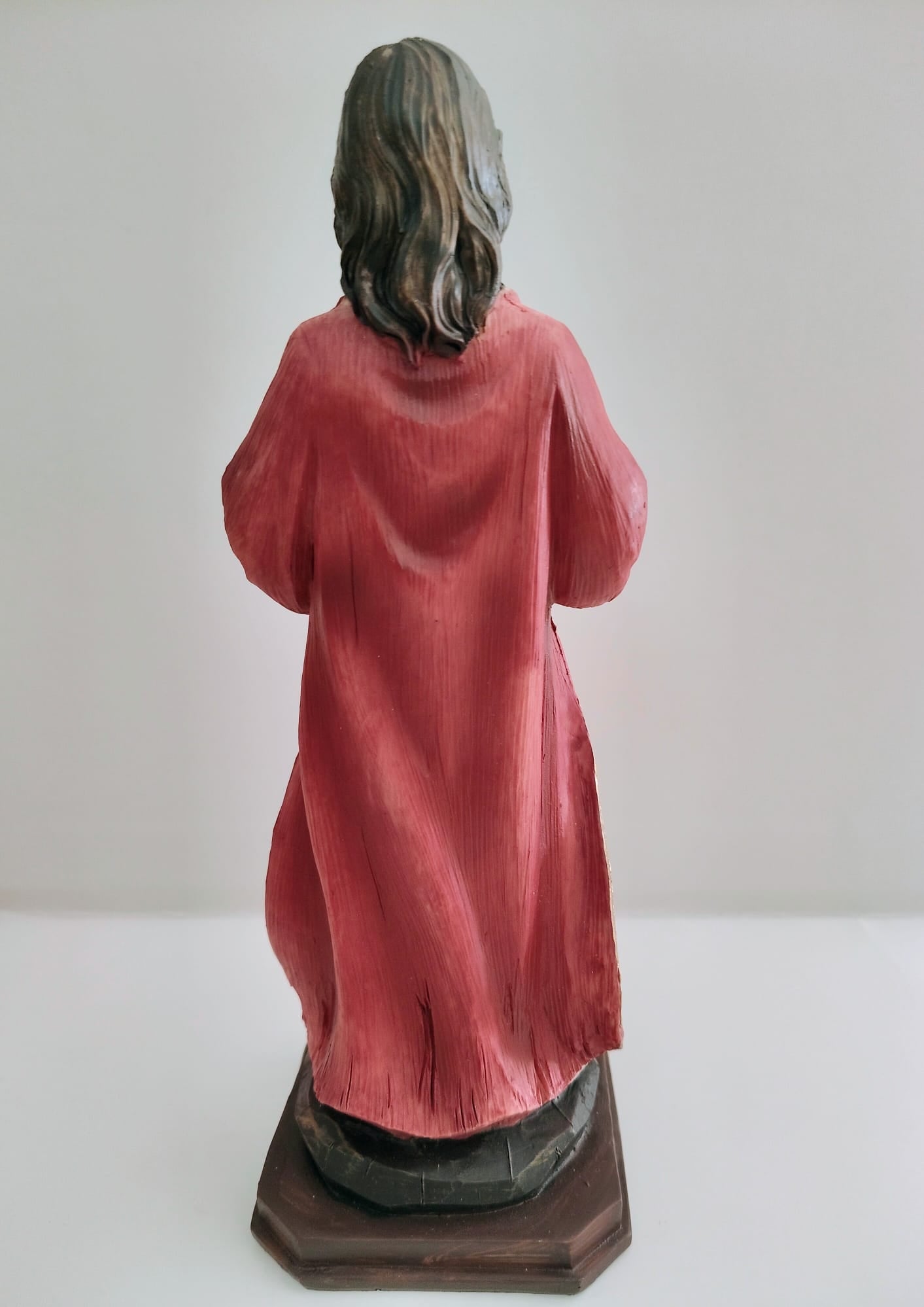 Figura de resina Sagrado corazón de Jesús 21x8x8 cm