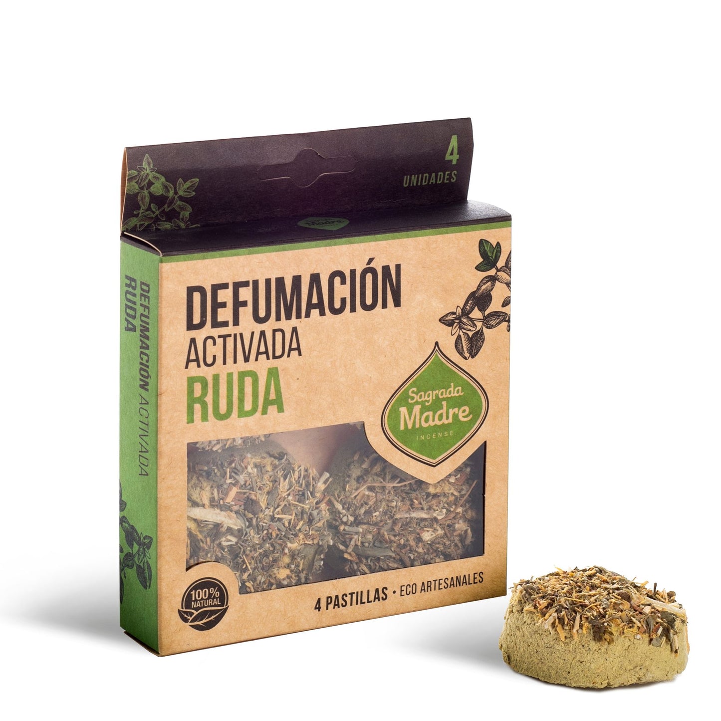 Resin Incense Tablets X 4 Rue