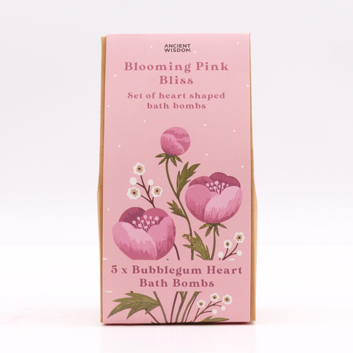 Blooming Pink Happiness Heart Bath Bomb Set