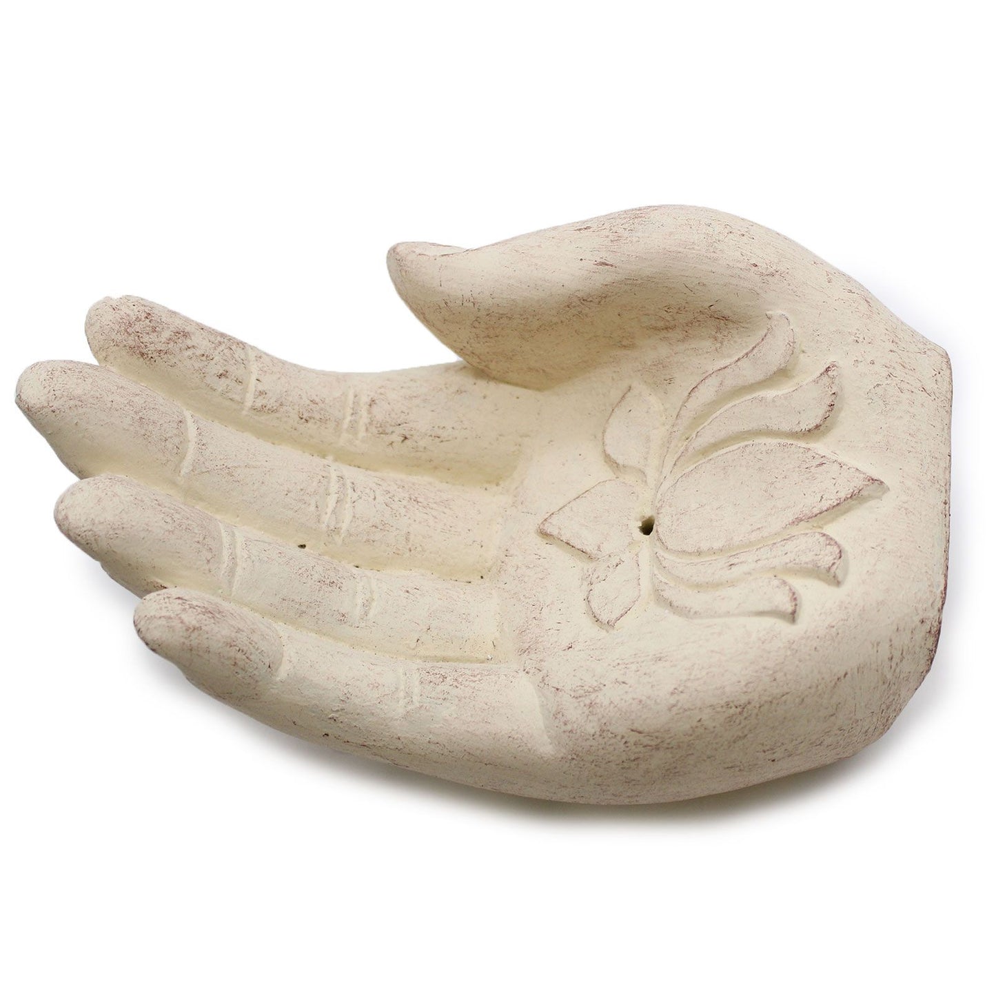Incense Burner - Lotus (White)