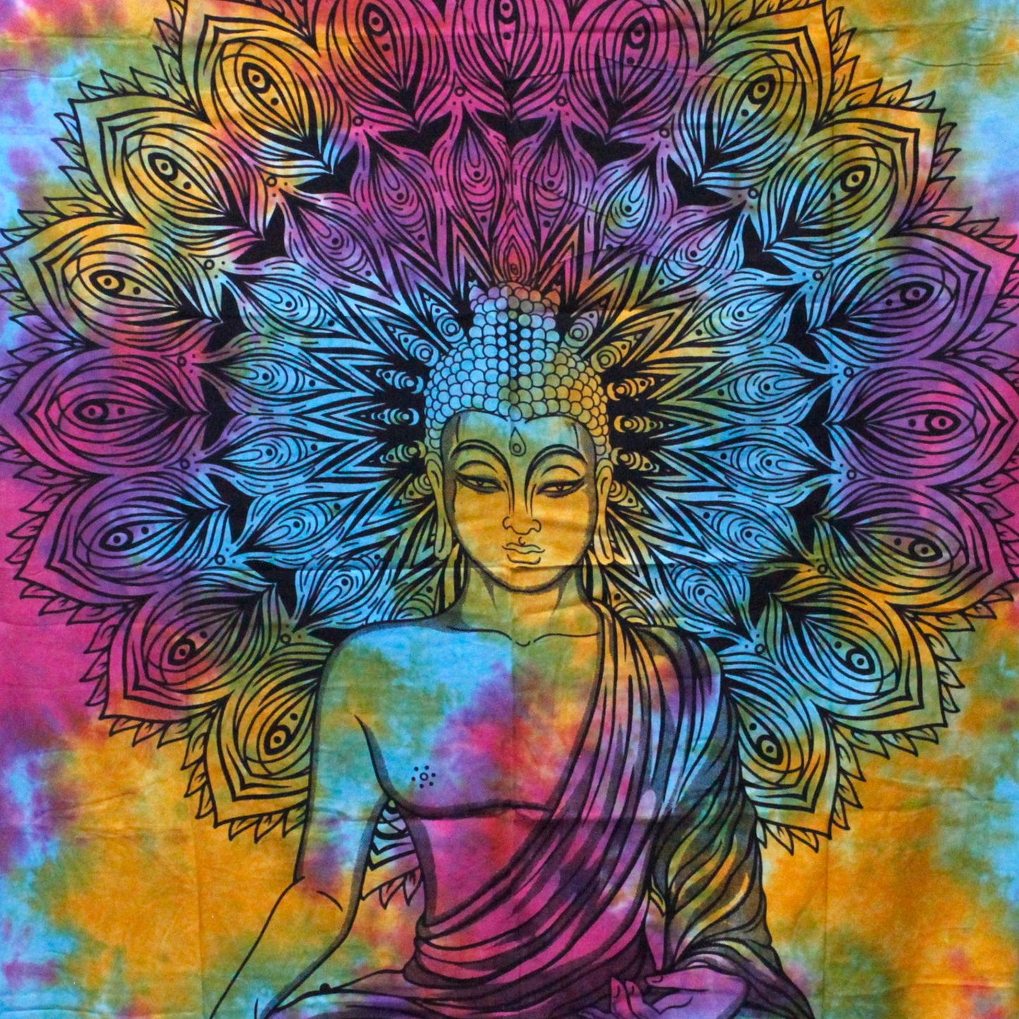 Double Cotton Quilt - Peaceful Buddha