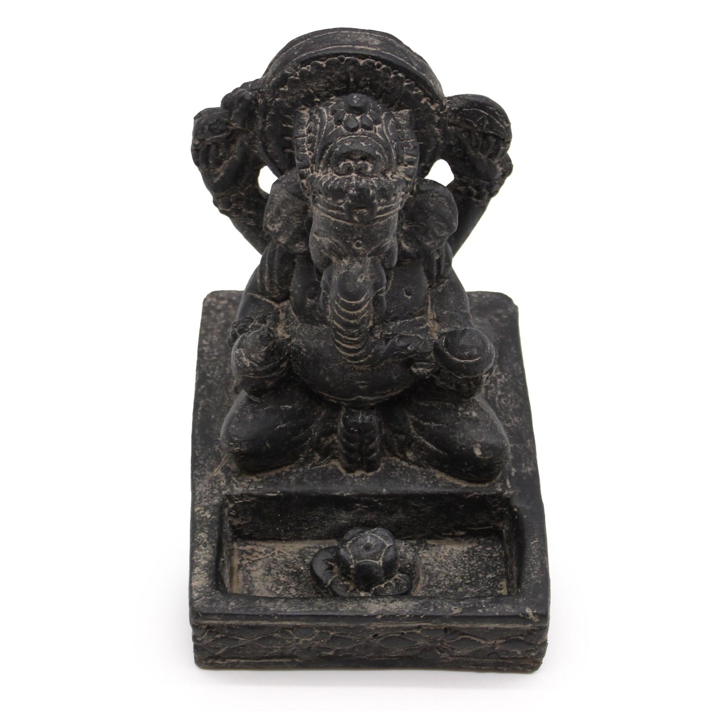 Ganesh Fengshui Incense Burner (Antique Black)