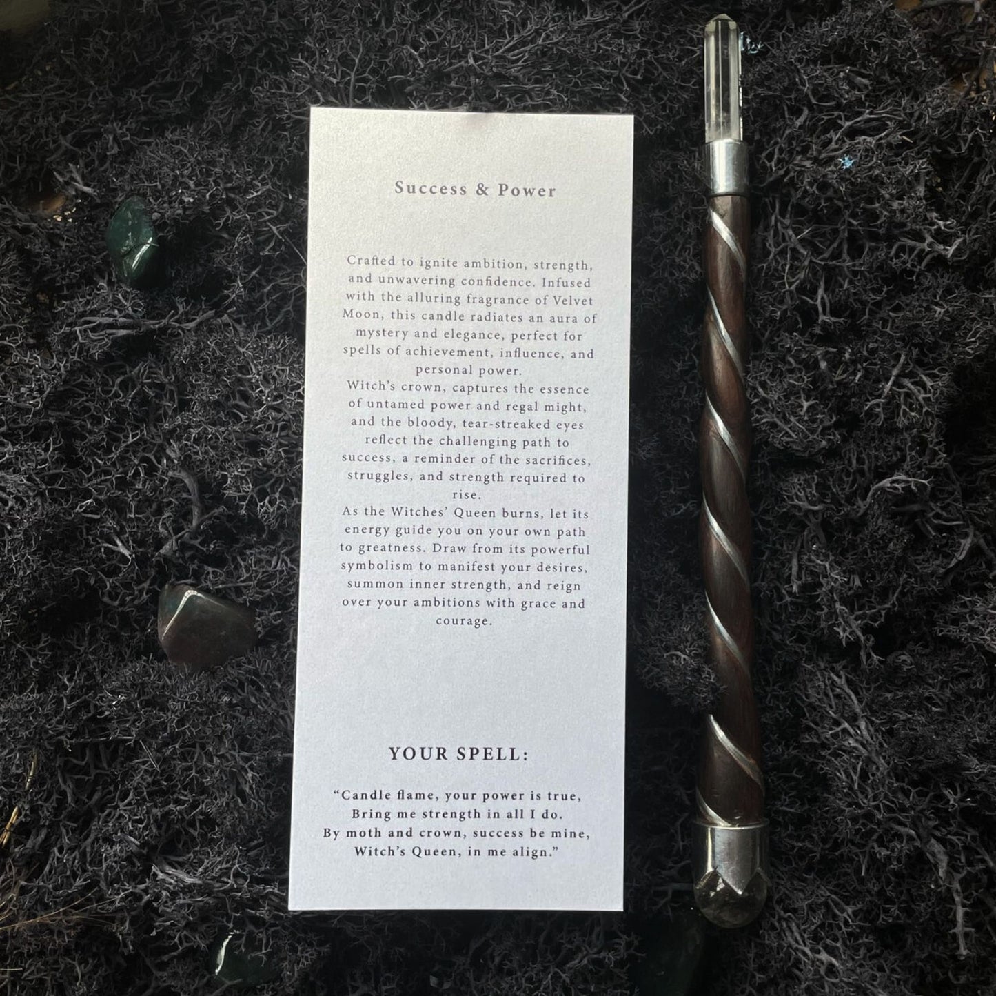 Bougies purificatrices des sorcières anciennes - Reine des sorcières