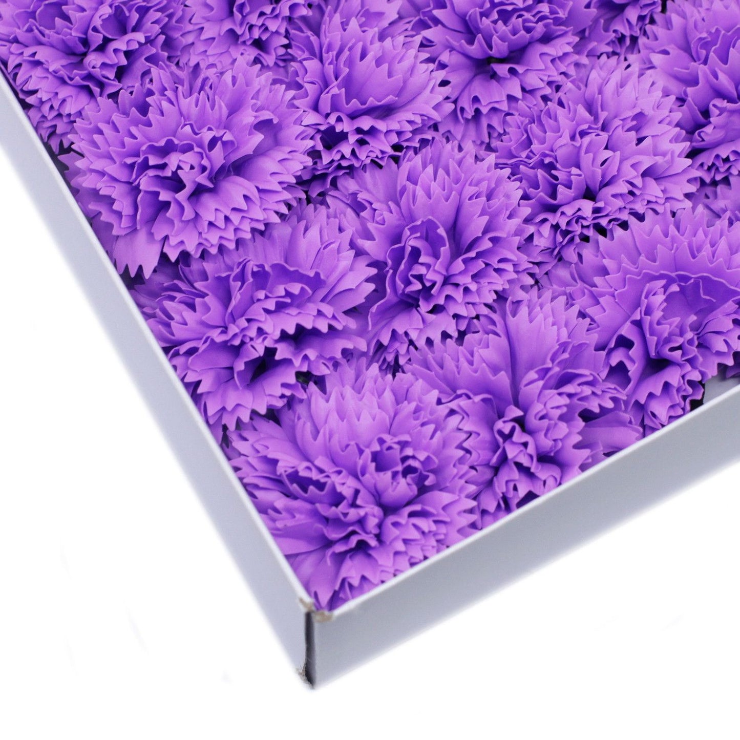 Soap Flower Crafts - Carnations - Violet