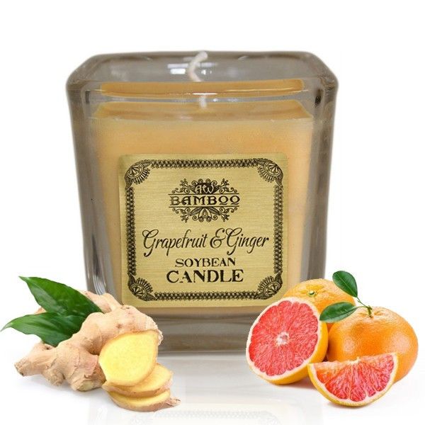 Soy Wax Candle - Grapefruit and Ginger