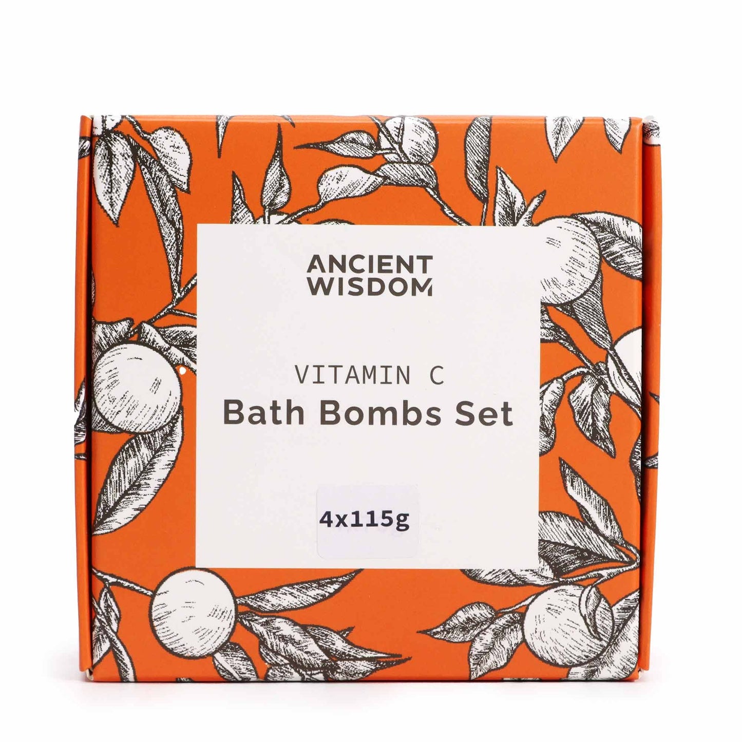 Set of 4 Vitamin C Bath Bombs - Aromatherapy