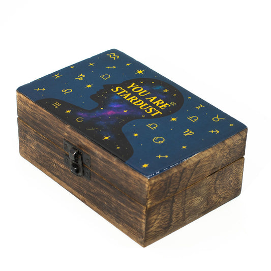 Caja esmaltada mediana - Eres polvo de estrellas