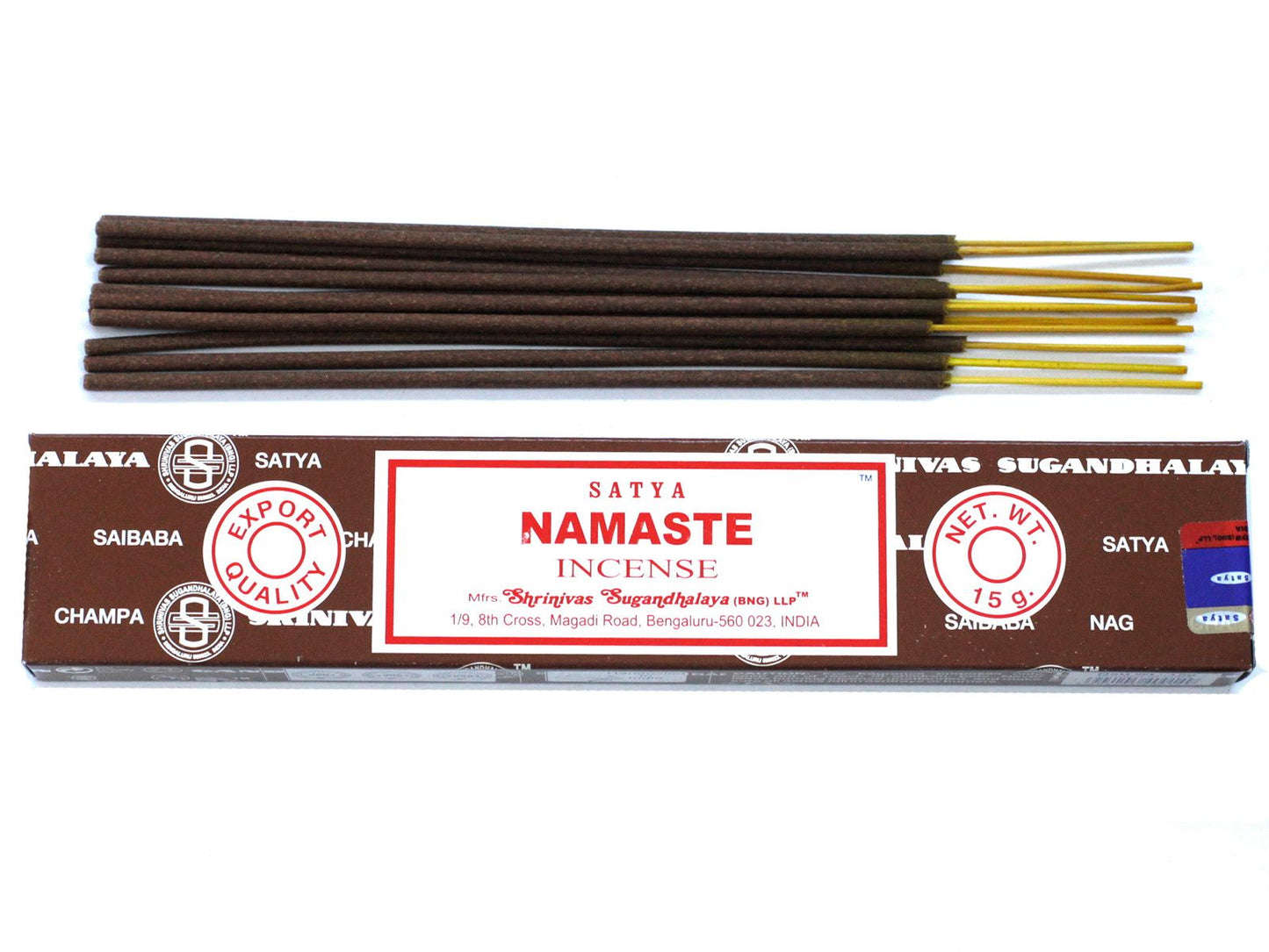 Varillas de Incienso Satya 15gm - Namaste