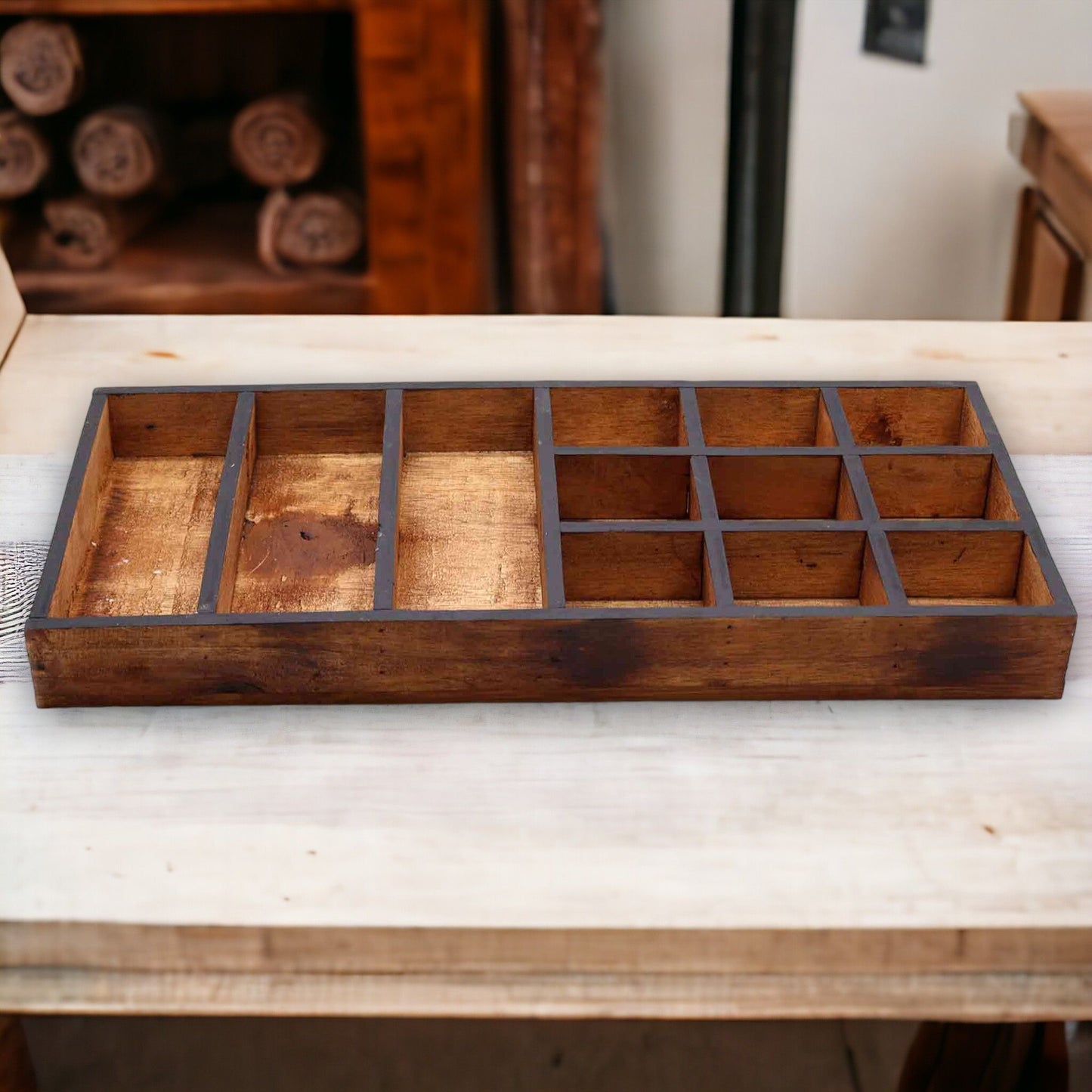 Bandeja de exhibición: compartimentos (3x1 y 3x3)