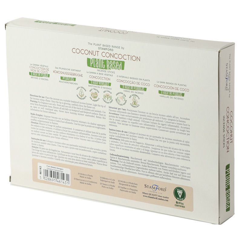 Varitas de Incienso a Base de Plantas - Mezcla de Coco