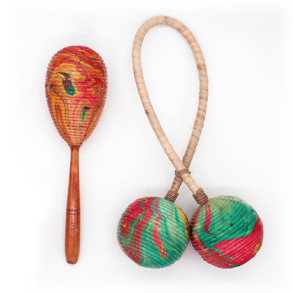 Maracas Rattle - Double Spin