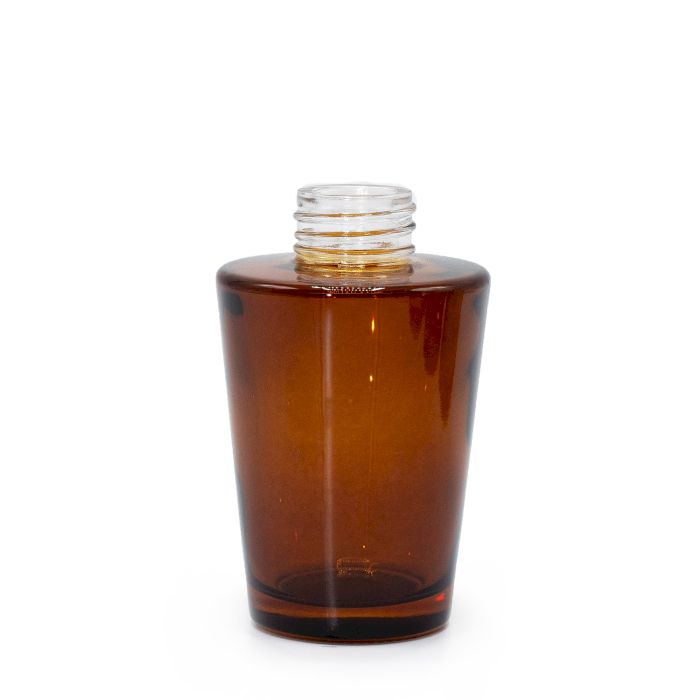100ml Vase-Shaped Reed Diffuser Bottle - Amber
