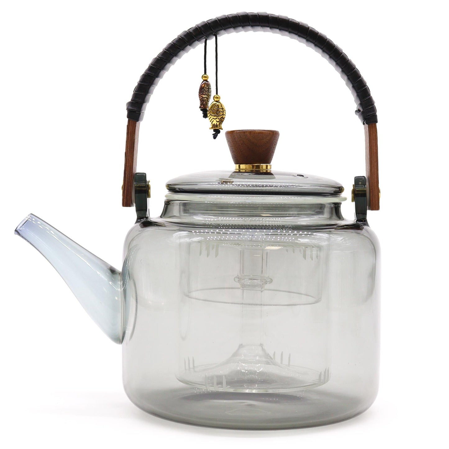 Glass Teapot with Infuser - With Charcoal Steam System - 1000ml