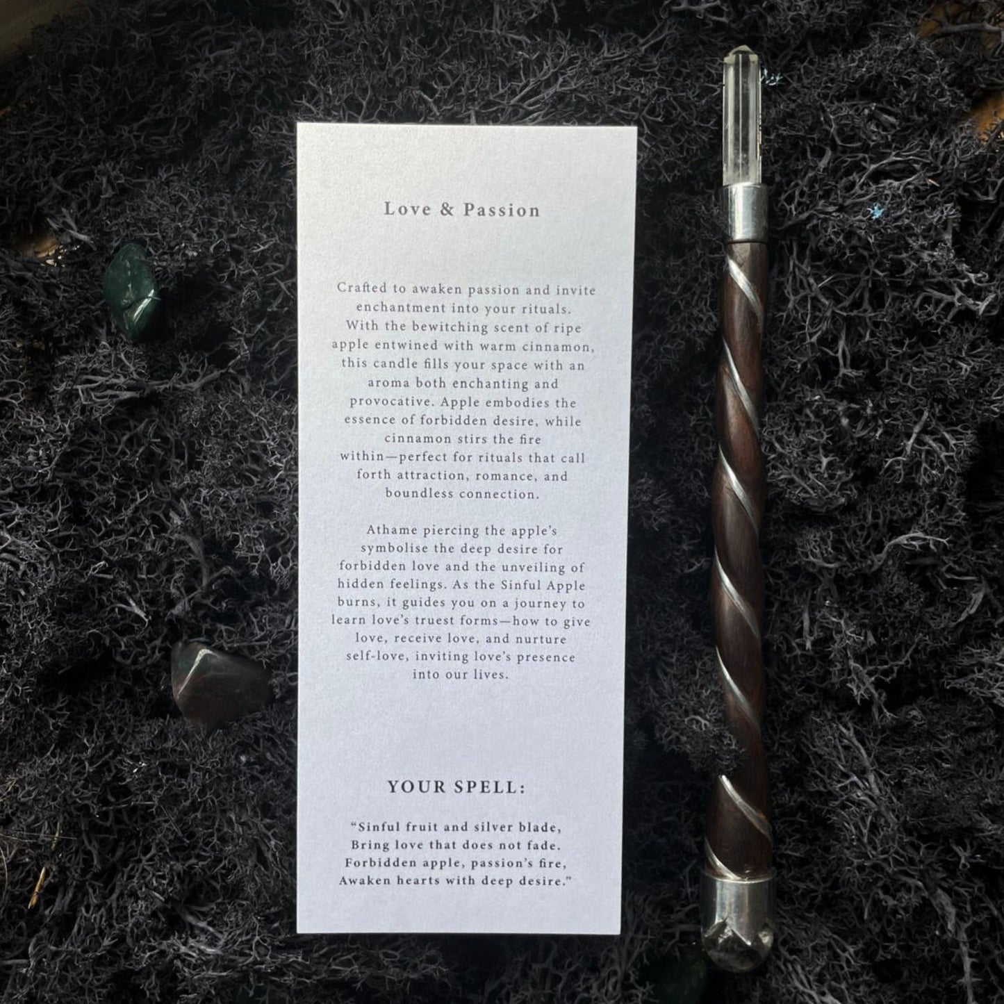 Bougies purificatrices des sorcières anciennes - Pomme pécheresse