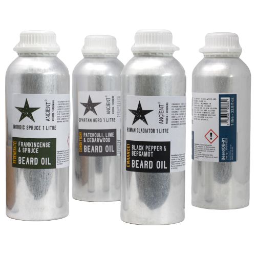 Aceite de Barba de 1 Litro - Almizcle Vikingo - ¡Limpia!