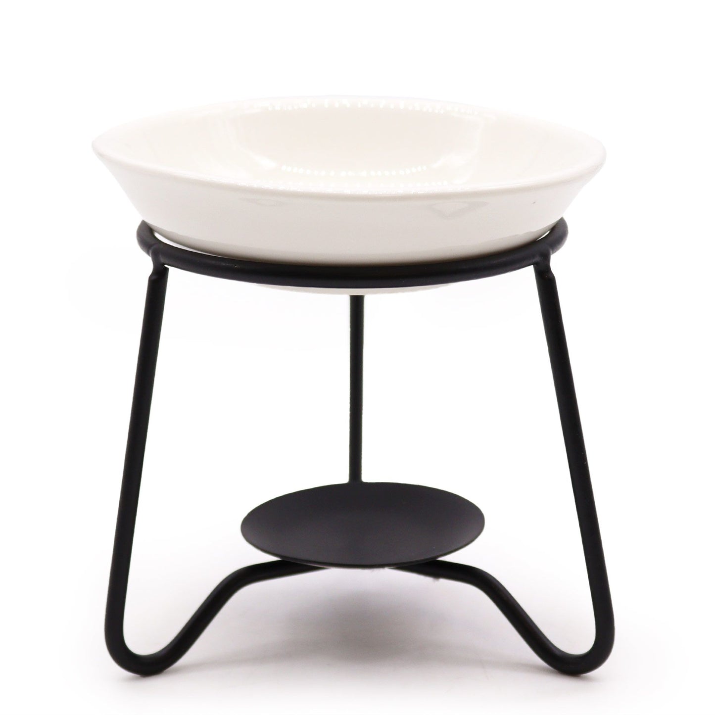 Simple ceramic and metal stand