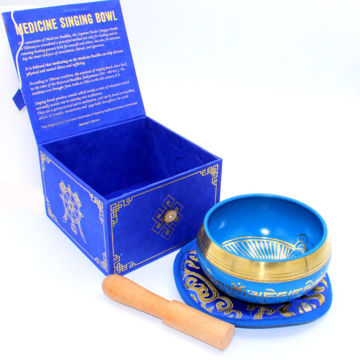 Tibetan singing bowl set - Medicine Buddha 10cm (min 500gm)