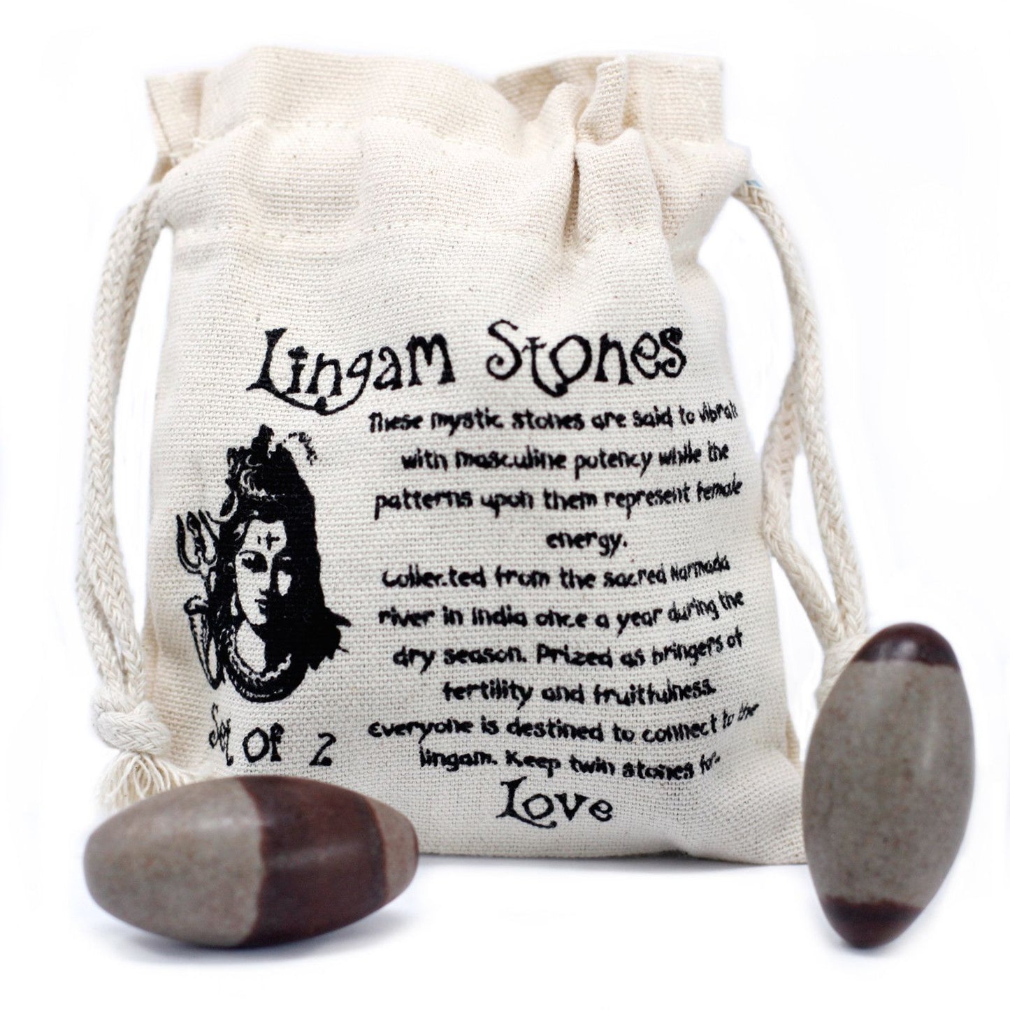 Two-inch Lingam - 2 stones