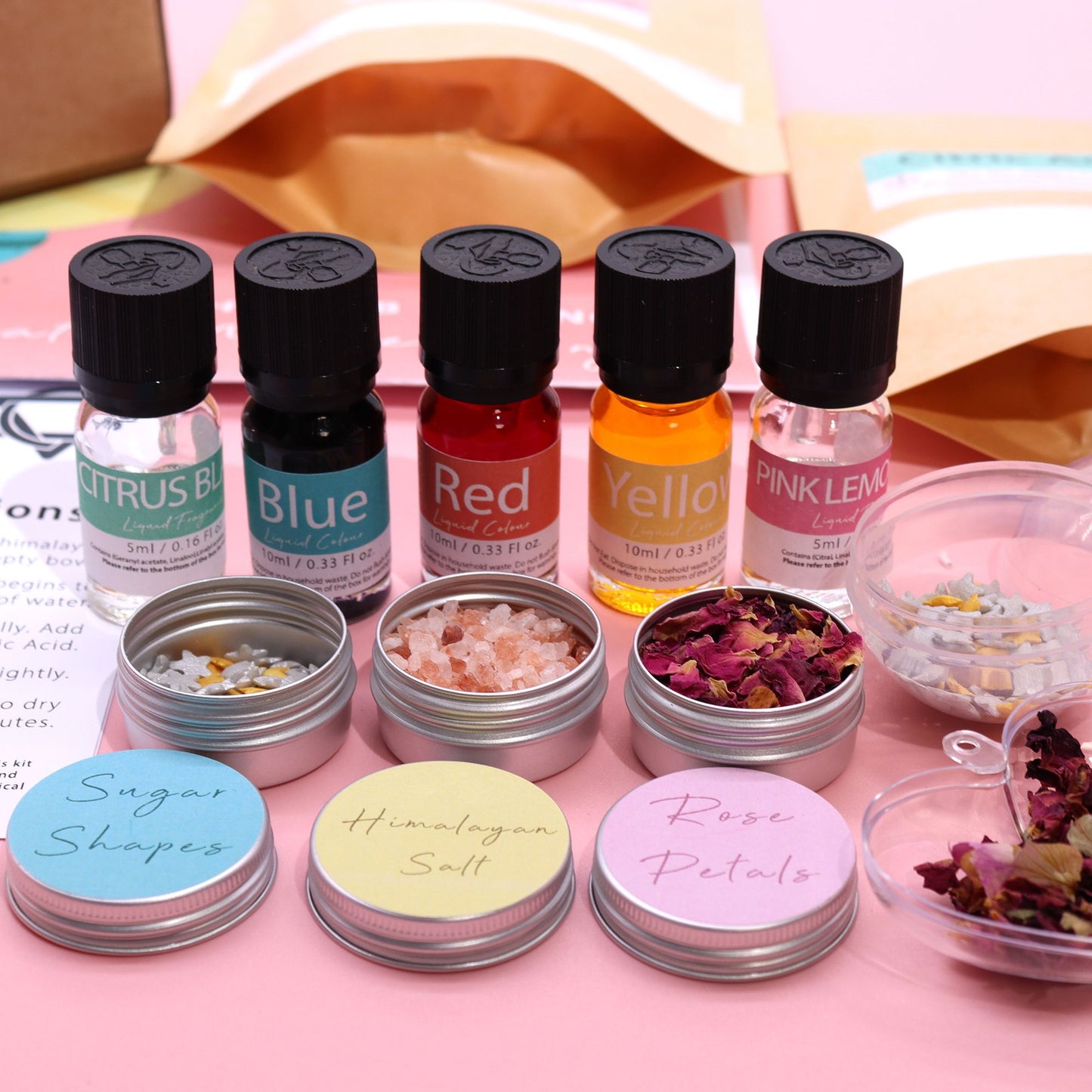 Bath Bomb Kit - Pink and Bubblegum