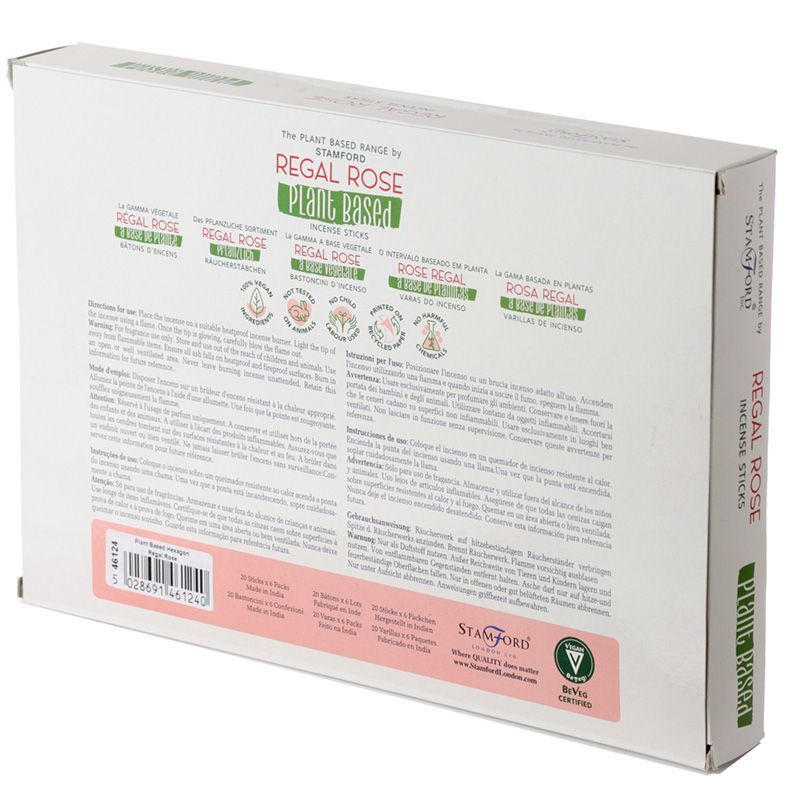 Varitas de Incienso a Base de Plantas - Rosa Real