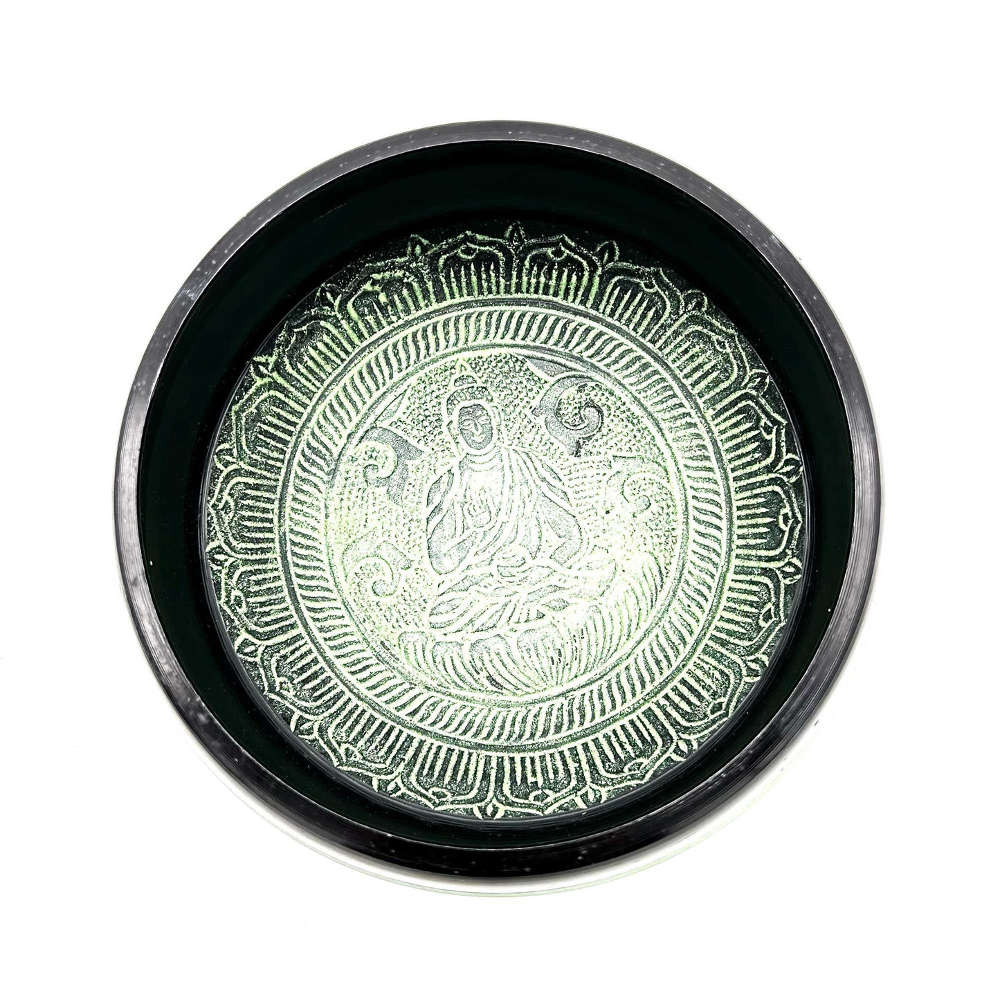 Tibetan Singing Bowl - Mandala Buddha - 16 cm