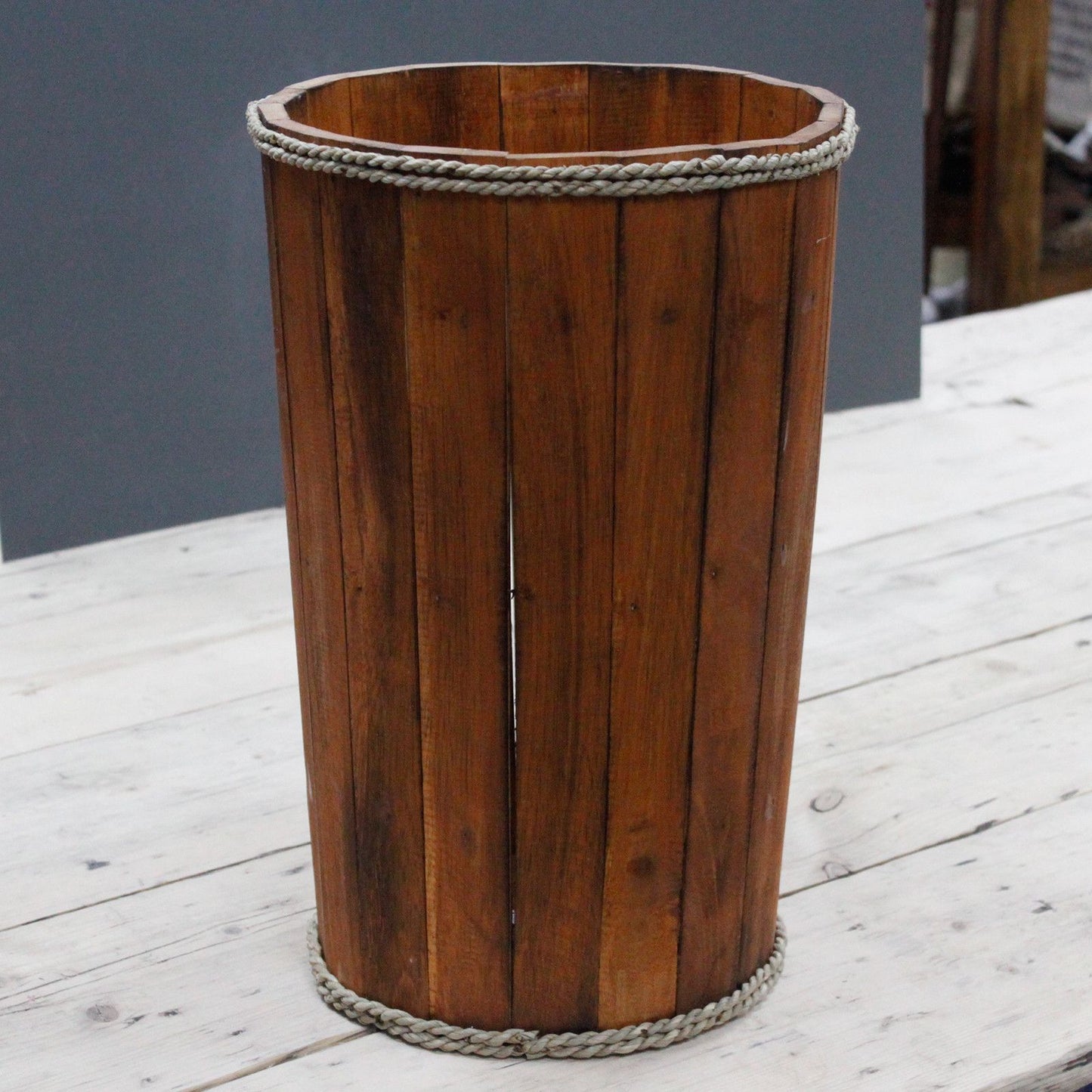 Large Nautical Display Tub - Brown 45x32cm