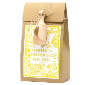 Grapefruit and Geranium Bath Salts 500g