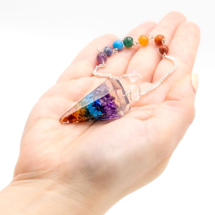 Pendule de chakra en orgonite - Chakra
