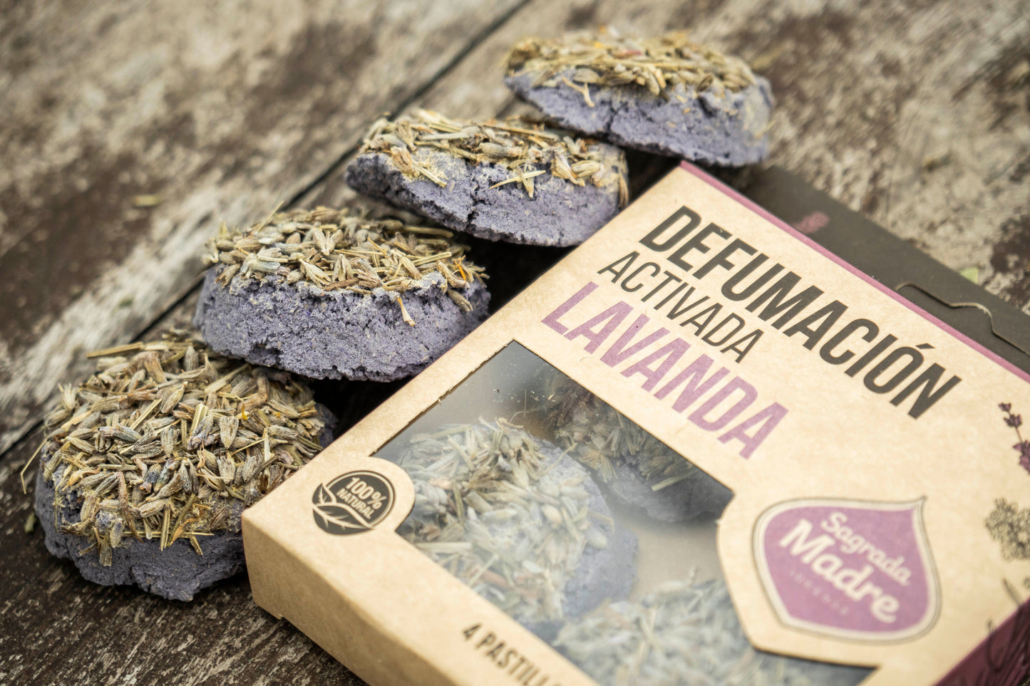 Resin Incense Tablets X 4 Lavender