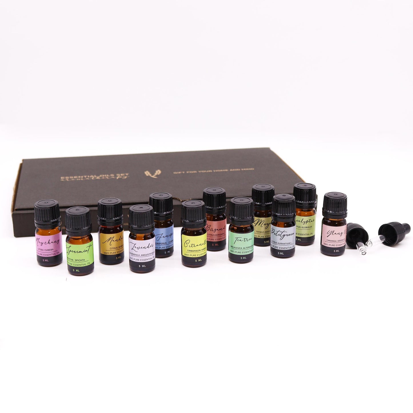 Essential Oils for Aromatherapy Gift Set - Spring