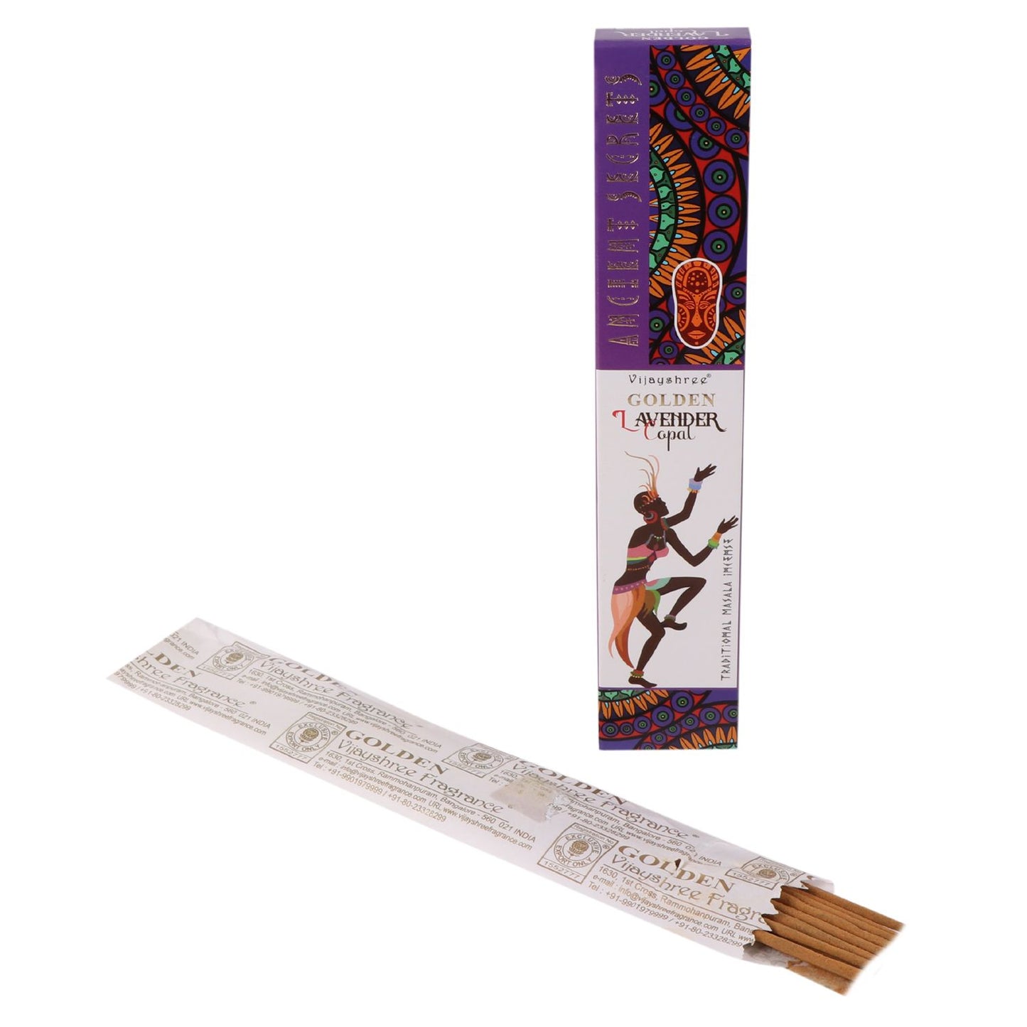 15 g de copal doré et de lavande