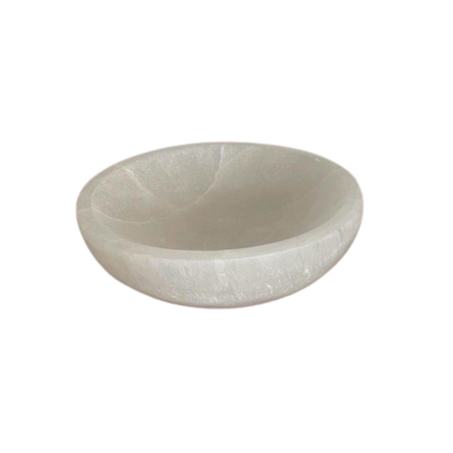 Round Selenite Bowl - 15cm