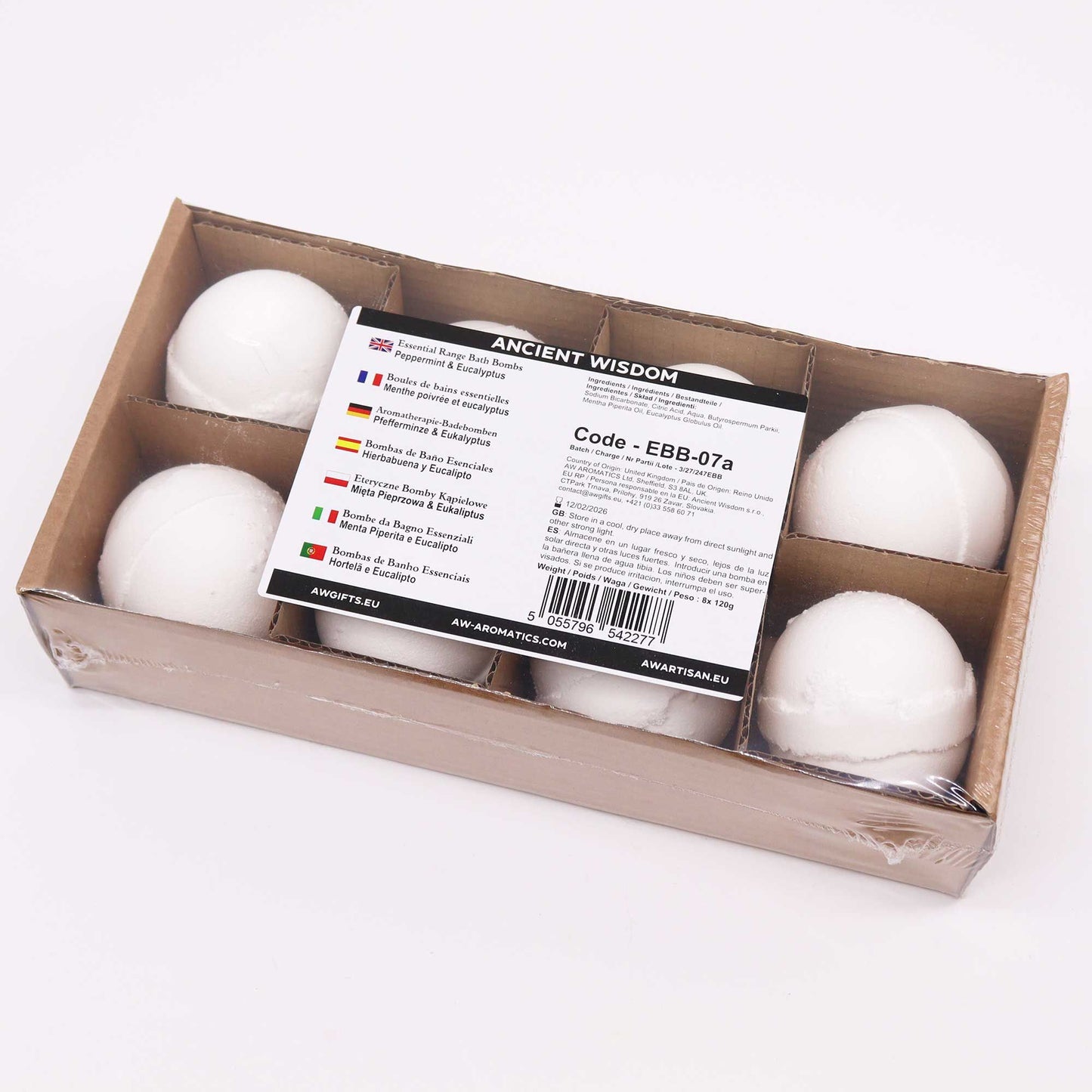 Bomba de Baño Menta y Eucalipto