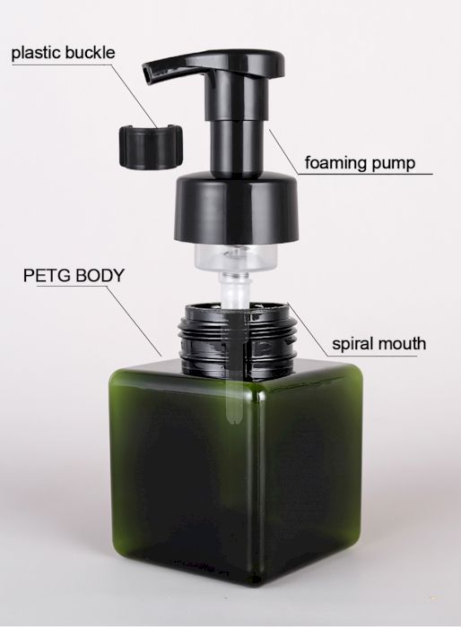 Botella dispensadora de espuma reutilizable - 450ml