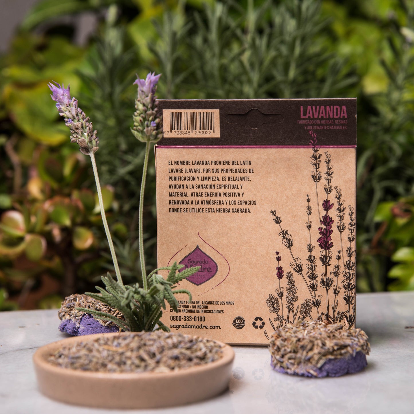 Resin Incense Tablets X 4 Lavender