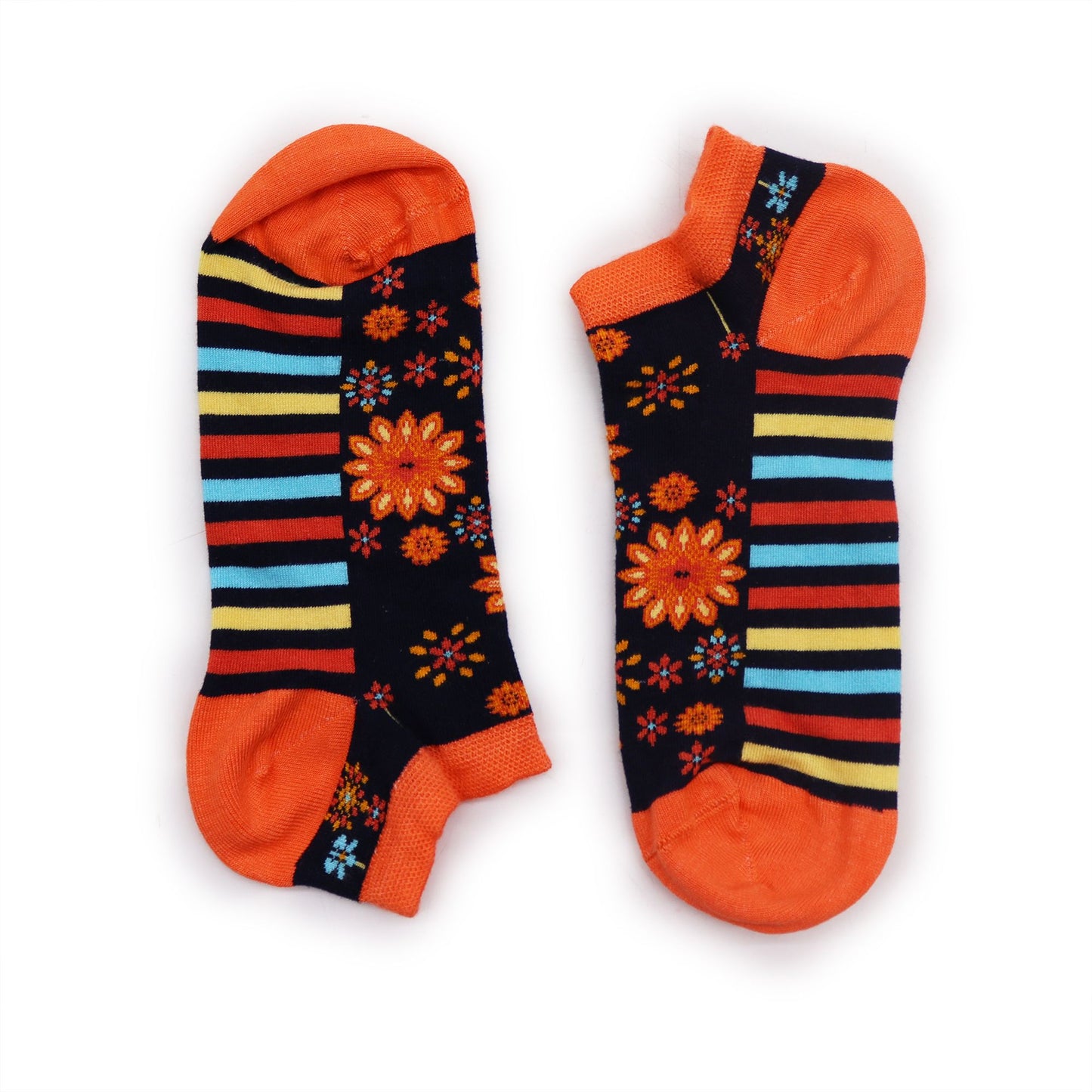 Calcetines bajos de bambú Hop Hare S/M (36-40) - Mandala Flowers