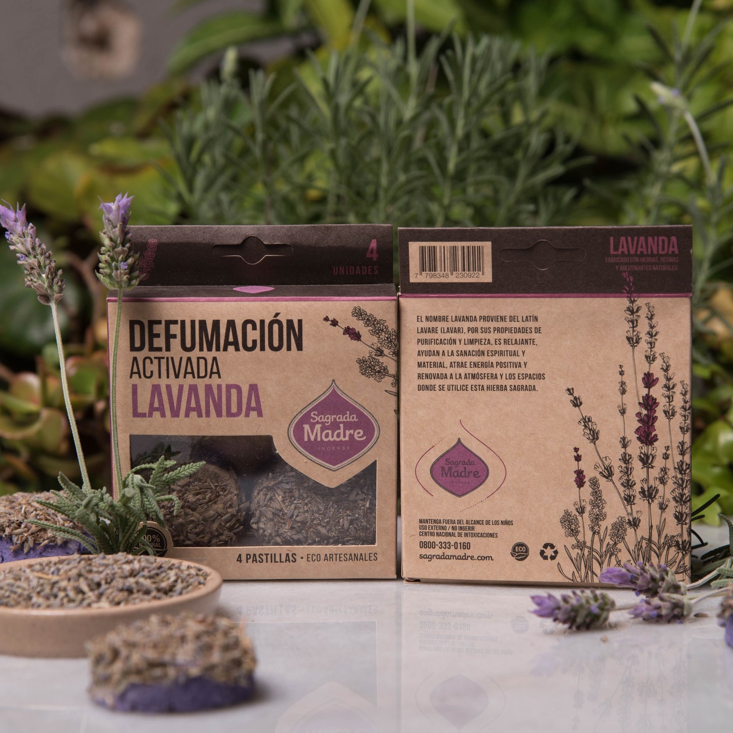 Resin Incense Tablets X 4 Lavender