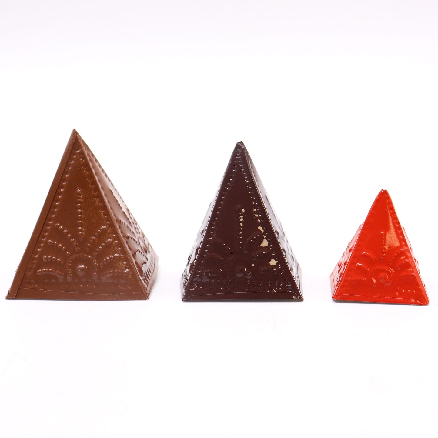 Incense Powder Mold Set - Lt Brown Dk Brown Orange