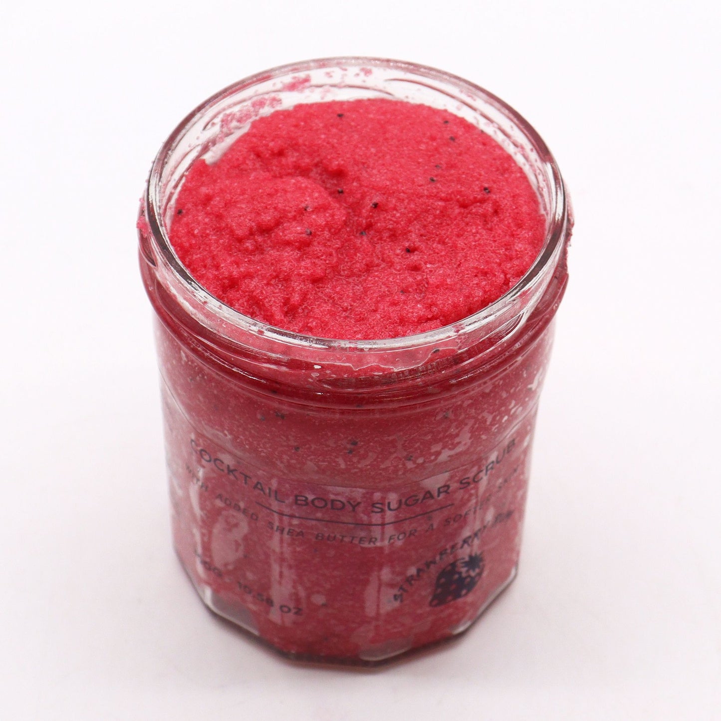 Gommage corporel au sucre parfumé - Rhum fraise 300 g