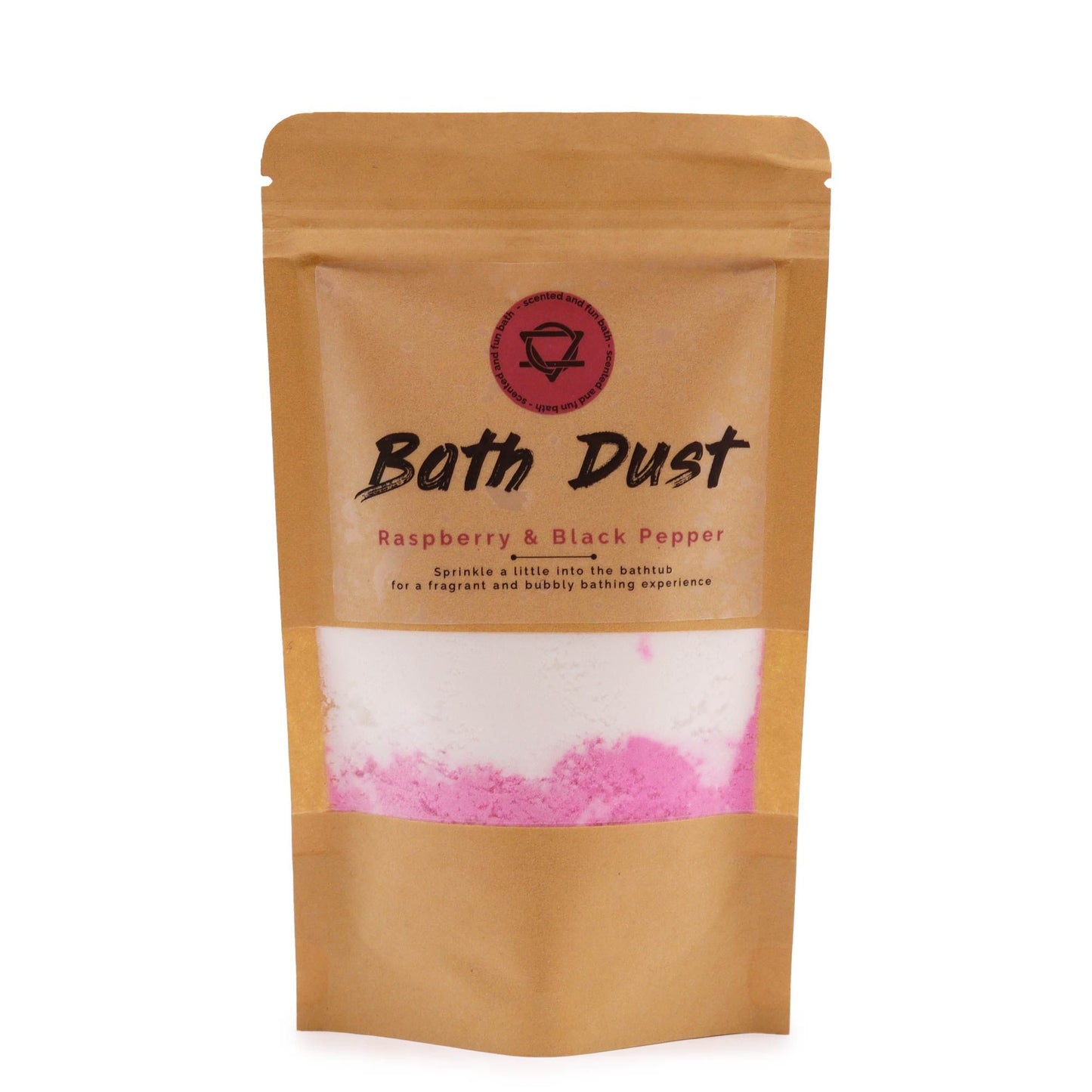 Raspberry and Black Pepper Bath Powder 190g