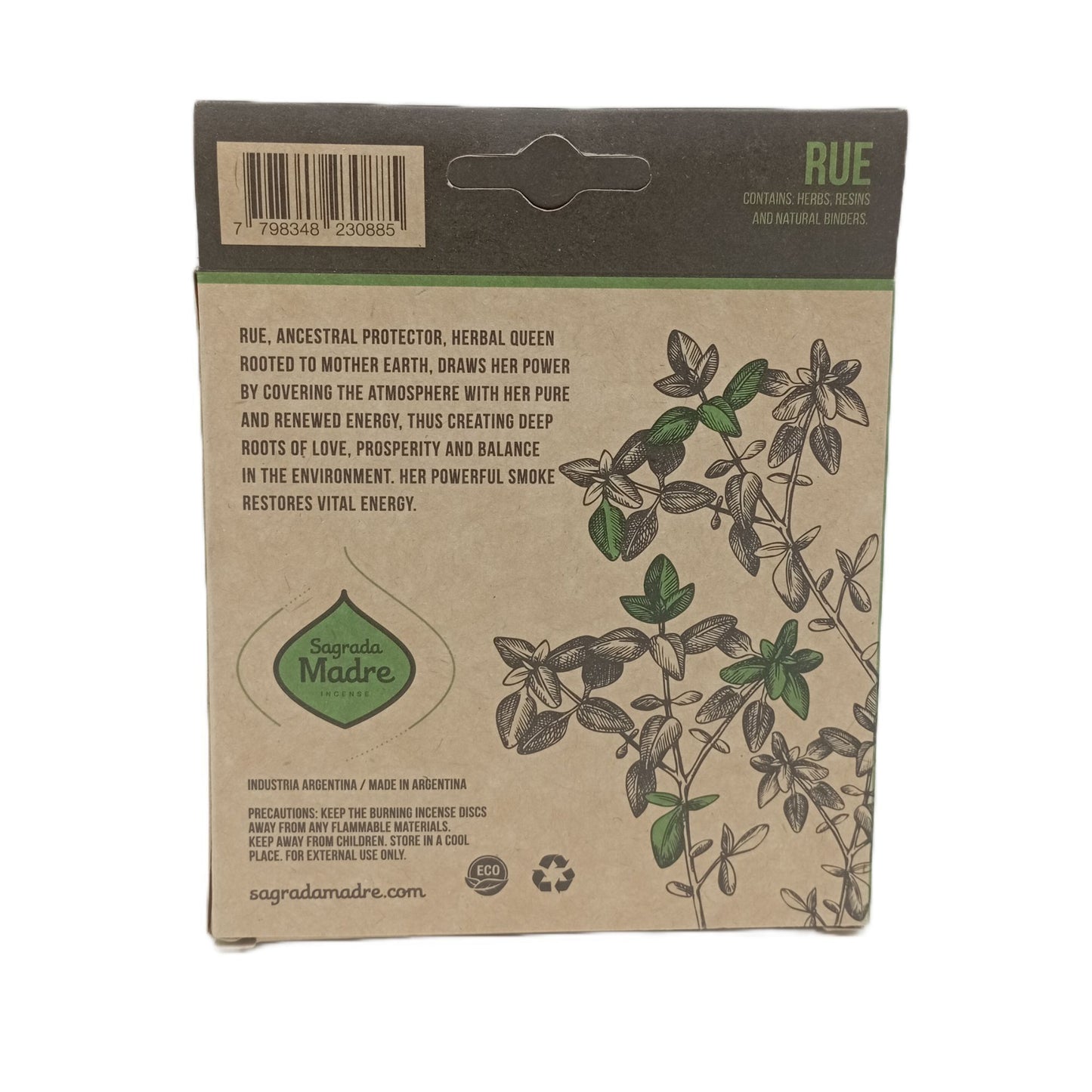 Resin Incense Tablets X 4 Rue